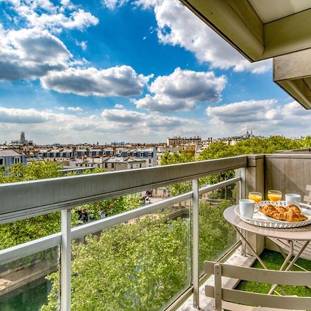 Beautiful Panoramic Terraced Studio In Париж Экстерьер фото