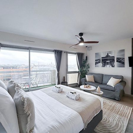 Beautiful Panoramic Terraced Studio In Париж Экстерьер фото