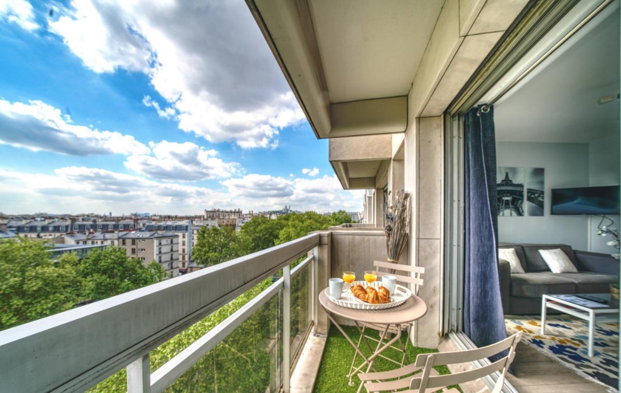 Beautiful Panoramic Terraced Studio In Париж Экстерьер фото